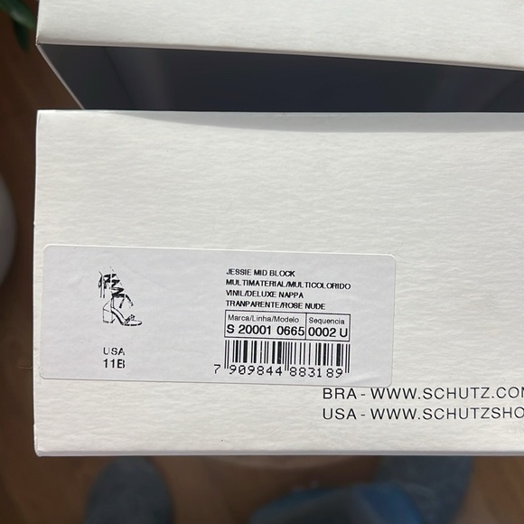 🛍️Schutz Jessie Mid Block Heel Wrap Strap Cool Rose Pink 11 NIB - Picture 9 of 10